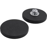 8Er-Pack Gummibeschichteter Magnet,Neodym-Magnetbasis mit Gummibeschichtung,Ø 43 mm,Kratzfester Magnet,M6-AußEngewinde,Schwarz 8Er-Pack Gummibeschichteter Magnet,Neodym-Magnetbasis mit Gummibeschichtung,Ø 43 mm,Kratzfester Magnet,M6-AußEngewinde,Schwarz von TLILY