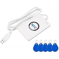 Tlily - ACR122U RFID-Smartcard-Lesegerät-Duplizierer + 5XCUID-Schlüsselbund-Kopierer von TLILY