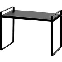 Arbeitsplatte Organizer Schrank Pantry Regal KüChenorganisation SchrankstäNder GewüRzregal Aufbewahrungsregale, Schwarz von TLILY