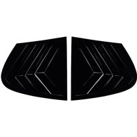 Tlily - Auto Dreieckige Fenster Lamellen Rollläden Jalousien Abdeckung Trim für 1 Serie E87 2005-2011 Glänzend Schwarz von TLILY