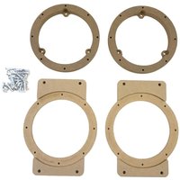 Tlily - Auto Lautsprecher Spacer Holz Lautsprecher Montieren Jimny Jb64 Jb74 2018-2020 Auto Audio Horn Refit Ringe Matte Montieren von TLILY