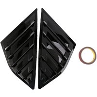 Auto Viertel Seite Fenster Abdeckung Jalousie Scoop Vent für Focus MK3 Fließheck 2012-2018 Helle Schwarz von TLILY