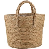 Blumentöpfe Seegras Pflanzer Korb Blumentopf Abdeckung Woven Container Vase Wicker Müll von TLILY