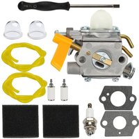 C1U-H60 Vergaser w Tune Up Kit Luft Filter für 25Cc 30Cc Trimmer Motorsense 985624001 von TLILY