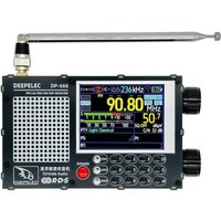 DP-666 TEF6686 Radio 5000 MAh Hohe Empfindlichkeit Vollband fm am fm Kurzwellenradioempfänger mit Antenne Schwarz von TLILY