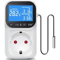 Digitaler Temperaturregler mit Sensor EU-Stecker von TLILY