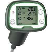 Digitales Boden Thermometer 4-In-1 Tester Thermometer/Licht/Luft Temperatur/Luft Feuchte Messer von TLILY