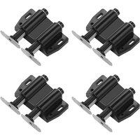 Doppelöffnungsmagnet, automatischer Rückprallschalter, Schließer, geräuschloses Schließen, Schloss für Möbel, Schrank, Schublade, Schwarz von TLILY