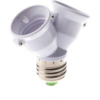 E27 1 to 2 led Light Lamp Bulb Adapter Converter Split Splitter Base Socket von TLILY