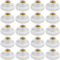 E27 Schraubsockel Deckenleuchte Fassung Weiß Befestigung Sockel Glühbirnenhalter Spirale LED Beleuchtung von TLILY