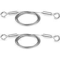 Einstellbare Bild hängen Draht 2PCS Spiegel Rahmen Kit 2M X 1,5 Mm Heavy Duty Edelstahl Seil von TLILY