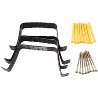 Fallrohradapter, Dachrinnenband, 3 x 4 Leiter (4er-Pack) (braun) von TLILY