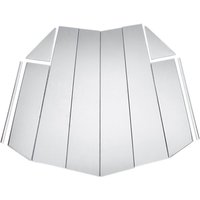 Tlily - Fenster Chrom Säulenpfostenabdeckung Zierleiste Garnieren Akzent Edelstahl Styling für J11 2014-2017 von TLILY