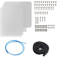 Tlily - Gehäuseplatten-Kit für Adventurer 5M AD5M 3D-Drucker, DIY-Polycarbonat-PC-Blatt, 3 mm Zubehör von TLILY