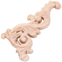 Geschnitzt Aufkleber Ecke Onlay Applique TüR Wand 12 x 6Cm Unbemalt von TLILY