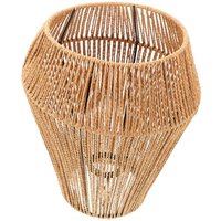 Gewebter Kronleuchterschirm Aus Rattan, Lampenschirm für Zuhause, Tischlampe, Lampenschirm, Nachttischlampe, Manuelles Papierseil von TLILY