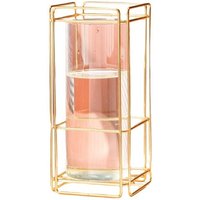 Glasvase, Hydrokultur-Dekorationszubehör, Blumenvasen, Pflanzenhalter aus Glas, Blumenarrangement, Metallvase, Gold Glasvase, Hydrokultur-Dekorationszubehör, Blumenvasen, Pflanzenhalter aus Glas, Blumenarrangement, Metallvase, Gold von TLILY