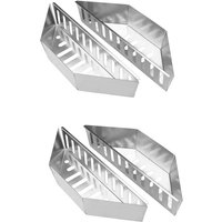 Grillen im Freien, Verzinktes Blech, Grillwerkzeuge, Holzkohlegrill, Kohlekorb, 0,6 mm von TLILY