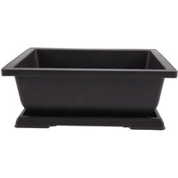 GroßEr Blumentopf Rechteck Bonsai Kindergarten Pflanzer Balkon Container 29X21X10.5Cm von TLILY