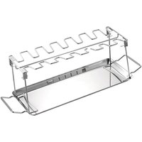 Hähnchenschenkel-Flügel-Grillrost, klappbar, für Grill, Ofen, Röster, Ständer, BBQ-Drumsticks-Halter, 2 Stück Hähnchenschenkel-Flügel-Grillrost, klappbar, für Grill, Ofen, Röster, Ständer, BBQ-Drumsticks-Halter, 2 Stück von TLILY