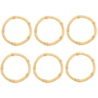 Tlily - Handgemachte Bambus Servietten Ring NatüRliche Rustikale Servietten Halter NatüRliche Servietten Halter Ringe Tisch Dekoration, Set mit 6 von TLILY