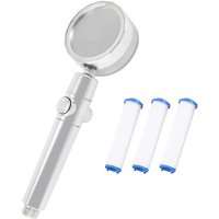 Hochdruck-Duschköpfe, Handbrause mit Turbolüfter, Hydro-Jet-Kit mit 3 Filtern, Turbolader Hochdruck-Duschköpfe, Handbrause mit Turbolüfter, Hydro-Jet-Kit mit 3 Filtern, Turbolader von TLILY