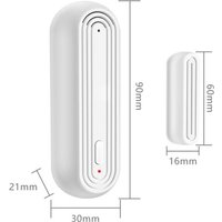 Intelligenter WLAN-Alarmsensor für Türen und Fenster mit Öffnungs-/Schließerkennungsfunktion, Fern-Diebstahlschutz Intelligenter WLAN-Alarmsensor für Türen und Fenster mit Öffnungs-/Schließerkennungsfunktion, Fern-Diebstahlschutz von TLILY