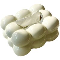 Keramik-Papierbox-Halter, Papierspender für Badezimmer, Esstisch, Stilvoller Taschentuch-Organizer, Dekorative d von TLILY