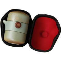 Keramik Tee Kannen Deckel SchüSsel Tasse im Japanischen Stil Hand Gemachtes Tragbares BüRo Set GrüN von TLILY