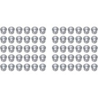 Kerzenhalter für Spitzkerzen, Kerzenhalter, Teelichter, Kerzeneinsatz Tischkerzen, Kerzenhalter 60 Stück Silber Kerzenhalter für Spitzkerzen, Kerzenhalter, Teelichter, Kerzeneinsatz Tischkerzen, Kerzenhalter 60 Stück Silber von TLILY