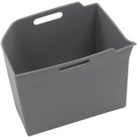 Kofferraum-Seitenaufbewahrungsbox für Modell x 2023, Silikon-Kofferraum-Ablagebox links unten, Trennwand zum Verstauen und Aufräumen, Grau von TLILY