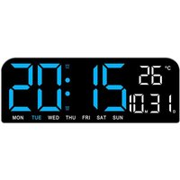 Tlily - LED-Digital-Wanduhr mit Temperatur, Datum, 2-Alarm, Countdown-Timer und einstellbarer Helligkeit Desktop Clock-A Tlily - LED-Digital-Wanduhr mit Temperatur, Datum, 2-Alarm, Countdown-Timer und einstellbarer Helligkeit Desktop Clock-A von TLILY