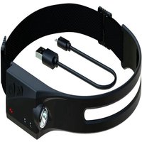LED-Induktionsscheinwerfer Camping Suchscheinwerfer usb Wiederaufladbare Scheinwerfer Taschenlampe Angeln Arbeit mit Eingebautem Akku,A von TLILY