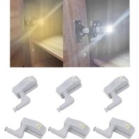 LED-Scharnier, universelles Schrankscharnier, LED-Nachtlicht für Küche, Zuhause, Schlafzimmer, Lampe, Warmweiß von TLILY