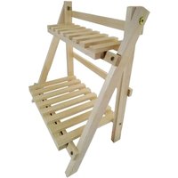 Lagerregal, 2-Lagiges Schreibtisch-Lagerregal, Leiterförmiges Schreibtisch-Präsentationsregal, Schreibtisch-Büro-Lagerregal von TLILY