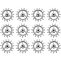 Tlily - Langlebiges Zahnrad das HitzebestäNdiges ZubehöR Grill Rahmen Getriebe diy Teile Automatisch Drehbares Mini Hardware Rad Aluminium von TLILY