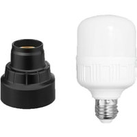 Led Arbeitsleuchte für 12V Li-Ionen-Akku E27 Lampenfassung Adapter Protable Taschenlampe Flut Led Arbeitsleuchte für 12V Li-Ionen-Akku E27 Lampenfassung Adapter Protable Taschenlampe Flut von TLILY