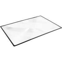 Tlily - Lesehilfe Blattlupe Leselupe Magnifier Folienlupe Lupe Vergroesserungsglas 3-Zoom Schwarz von TLILY