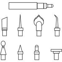 Lötkolbenspitzen-Wärmeeinführspitzen-Kit, Austauschbares Löt- und Schweißkolbenspitzen-Kit für 3D-Drucker-Flimanet-Teile von TLILY