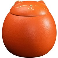 Tlily - Luftdichte Tee-Vorratsdose aus Keramik, Katzenförmige Gläser, Porzellan, für Tee, Gewürze, Kaffee, Nüsse b Tlily - Luftdichte Tee-Vorratsdose aus Keramik, Katzenförmige Gläser, Porzellan, für Tee, Gewürze, Kaffee, Nüsse b von TLILY