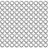 Tlily - M5x10mm Edelstahl Runde Flache Unterlegscheibe fuer Bolzen Schraube 100 Stuecke von TLILY