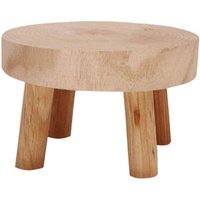 Tlily - Mini-Holzhocker, Pflanzenständer, dekorativer Holz-Pflanzenhocker, Bonsai-Halter für den Innen- und Außenbereich, Hausgarten, m von TLILY