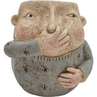 Nase kneifen Mädchen fleischigen Blumentopf Harz Handwerk Hausgarten Schreibtisch Ornamente Geschenk von TLILY