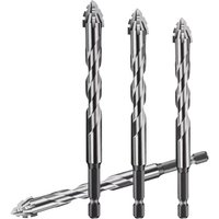 Neuer vierschneidiger Sägezahn-Exzenterbohrer zum Trockenbohren aller Keramikfliesen, Glas, Marmor und Beton, 4-tlg. Neuer vierschneidiger Sägezahn-Exzenterbohrer zum Trockenbohren aller Keramikfliesen, Glas, Marmor und Beton, 4-tlg. von TLILY