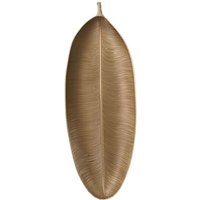 Nordisch Dekoratives Tablett Gold BläTter Form Portion Schmuck Palette Obst Snack Gericht Tisch Aufbewahrung Organisator (Klein) von TLILY