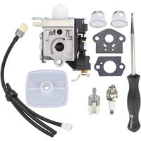 PB250 Vergaser für PB250LN PB-250 ES250 Laubbläser RB-K106 mit Luftfilter-Einstellwerkzeug, Kraftstoffleitung von TLILY
