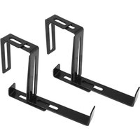 Tlily - Paar Haken Trog Blumentopf Hängehaken Schiene Balkon Pflanzer Halter Klammern Eisen Höhe verstellbar -s von TLILY