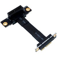Pcie X1 Riser Kabel Dual 90 Grad Rechtwinklig PCIe 3,0 Zu Verlängerung 8Gbps pci 1X Karte Ribbon Extender von TLILY