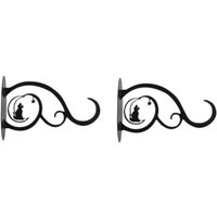 Pflanzer Halter rustikale Dekor Metall Baluster Pflanze Wand Halterung Halterung Zaun Pflanzer Halter rustikale Dekor Metall Baluster Pflanze Wand Halterung Halterung Zaun von TLILY