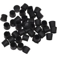 R) 40 Stueck Gummi Abdeckung Stuhl Tischbein Einbau Fuss Pads - Schwarz von TLILY